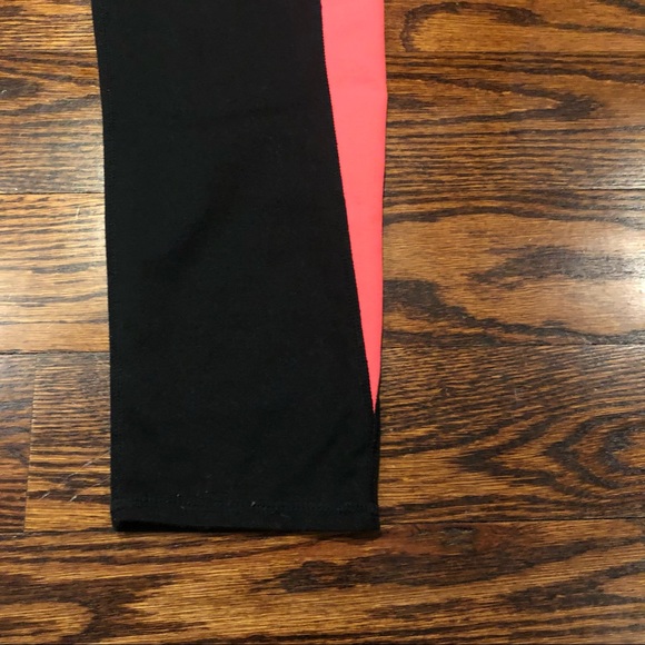 Fabletics Leggings with Pink Stripe - Picture 2 of 4